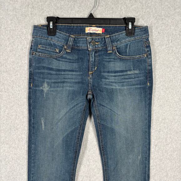 Eunina Bootcut Jeans Size 5 Super Low Rise 70s Retro‎ Y2K Western Rodeo Boho - Picture 4 of 16